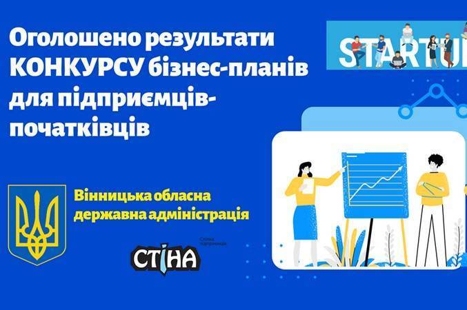 30 бізнес-ідей підприємців-початківців Вінниччини отримали фінансування