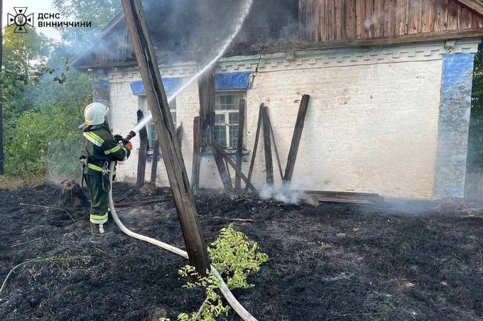 На Вінниччині сталось 39 пожеж за добу: постраждала 73-річна жінка






