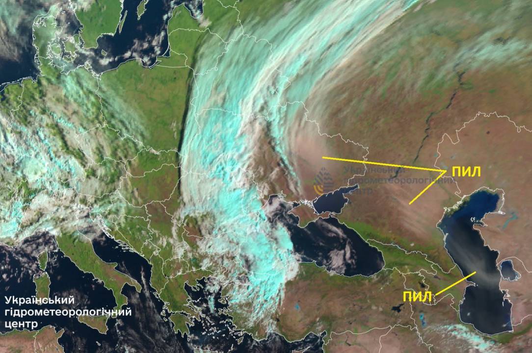 На Вінниччину з Каспію прийшла пилова буря: як довго вона протримається та яка її шкода