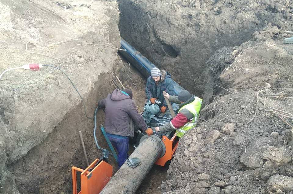 Триває будівництво мереж водопроводу та каналізації до Вінницького індустріального парку