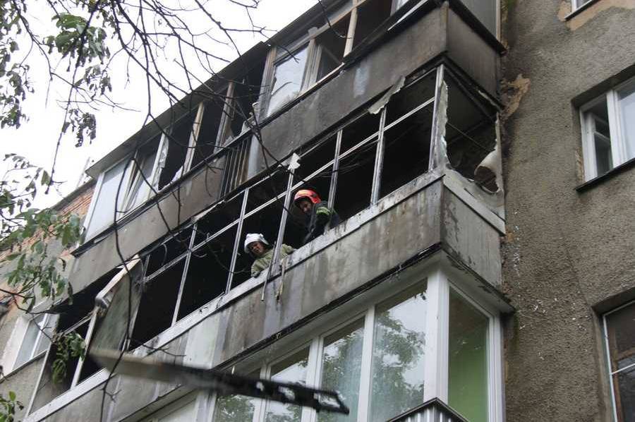 В п'ятиповерхівці на Тімірязєва горів балкон