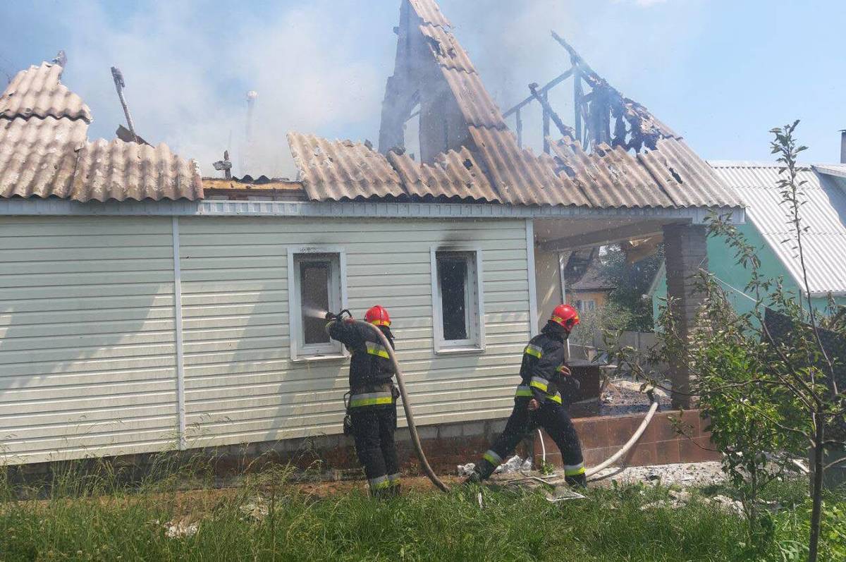 В Агрономічному  вщент вигорів дах будинку