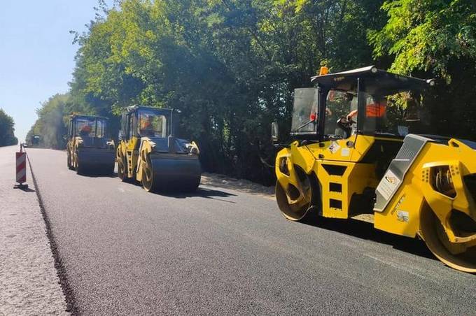 На Вінниччині триває ремонт доріг в напрямку від м. Вінниця до м. Могилів-Подільський