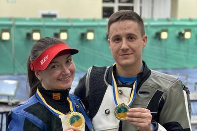 Вінничани  Олег Царьков та Олеся Чайка стали чемпіонами України зі стрільби 