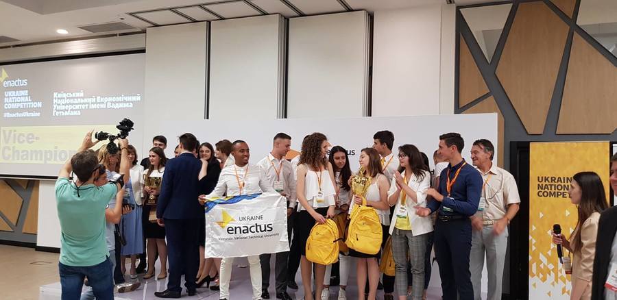 Команда ВНТУ вп'яте перемогла в національних змаганнях Enactus Ukraine!