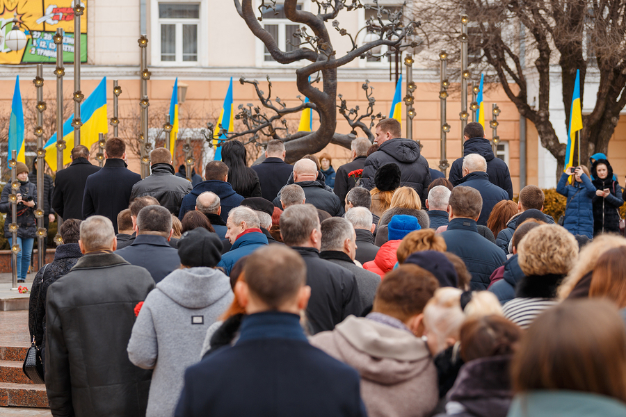 Вінниця вшановує Героїв Небесної Сотні