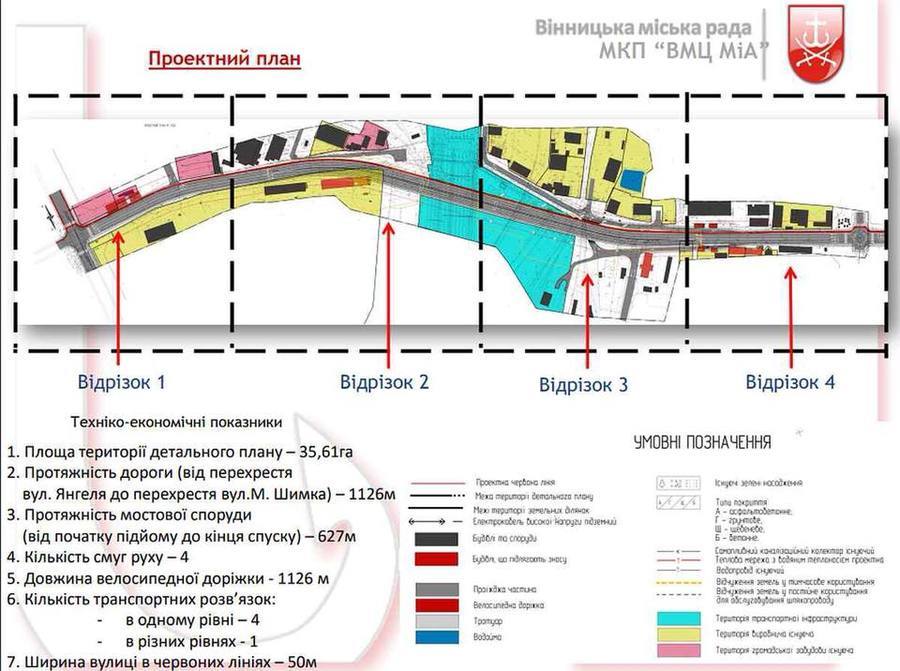 Для будівництва нового мосту у Вінниці знесуть кафе, гуртожиток та будівлю прокуратури