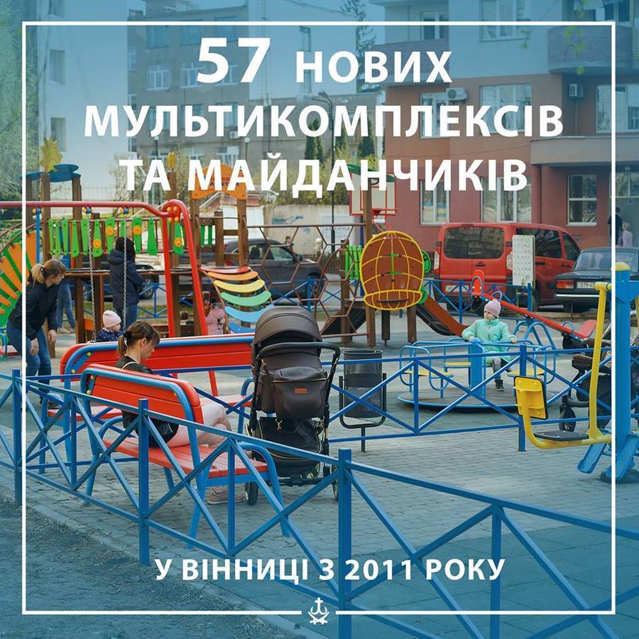 У Вінниці встановлено 57 сучасних мультикомплексів